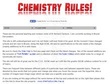 Tablet Screenshot of chemistryrules.me.uk
